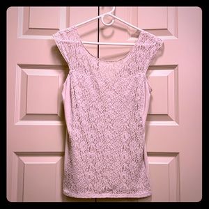 Express Lace Detailed Shirt, Size L